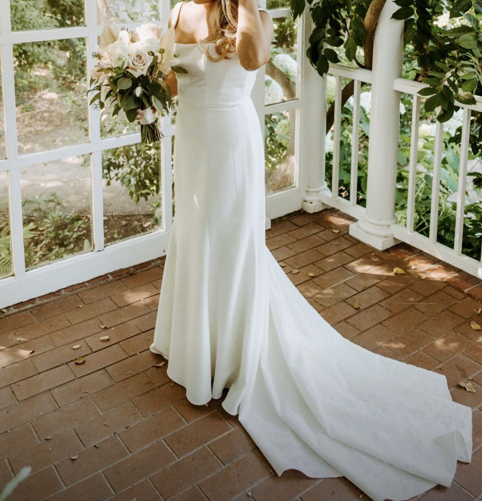 BHLDN Jenny By Jenny Yoo Portia Square-Neck bridal gown