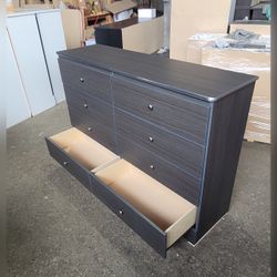 Eight drawers dresser with rails / 8 drawers dresser with rails