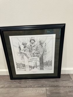 James Dietz “Ranger Memorial” Framed Print – Fort Benning/Fort Moore