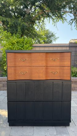 Mcm solid wood dresser