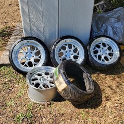 Aodhan 18x9.5 Wide (4 New Tires)425$