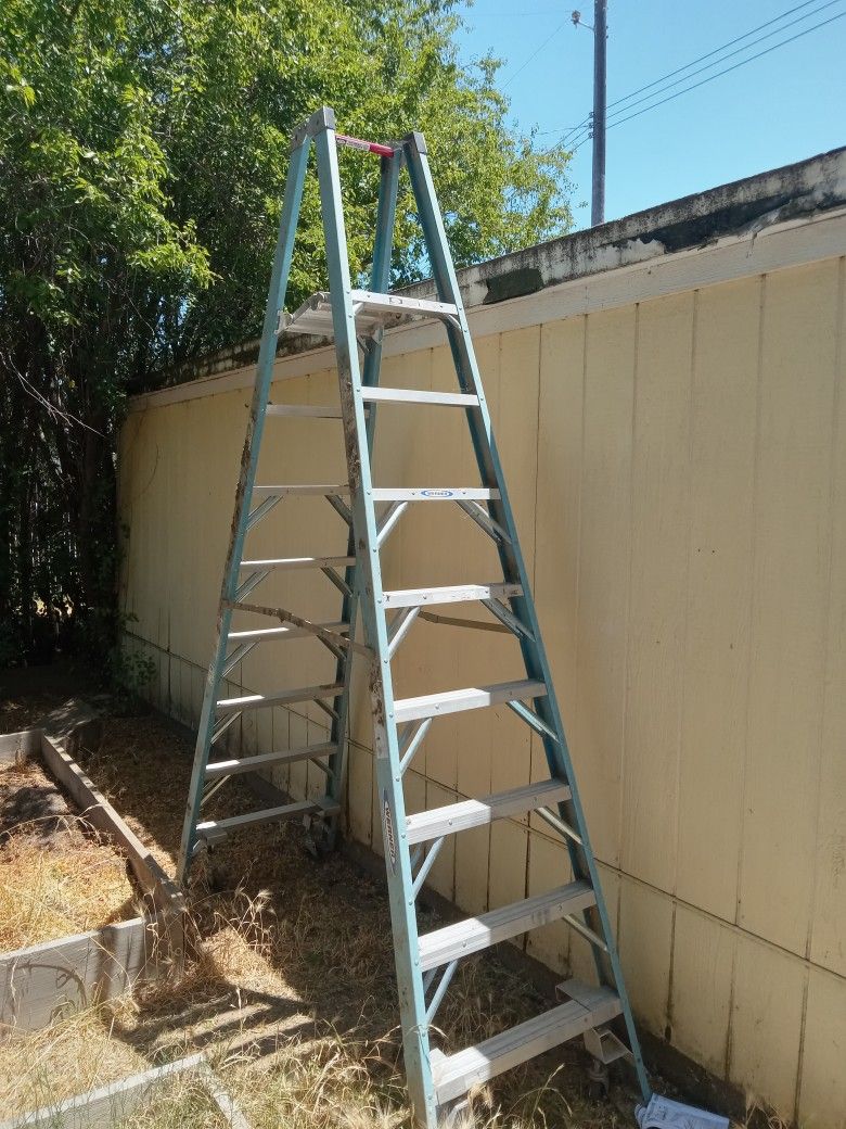 Ladder 12ft Stable Wheeled Ladder
