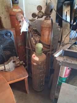 Welding tanks and miscellaneous items