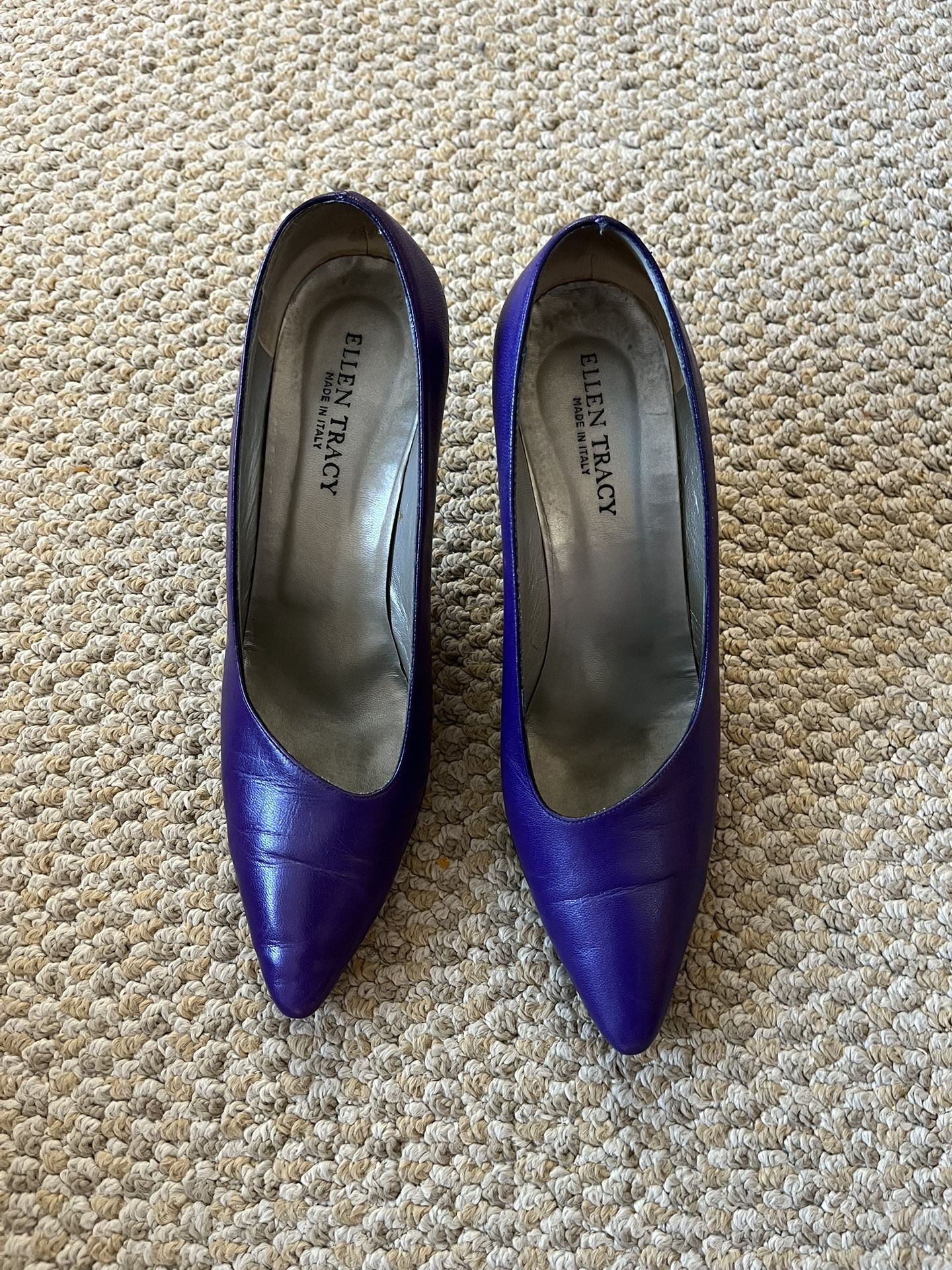 Ellen Tracy Purple Heels 10