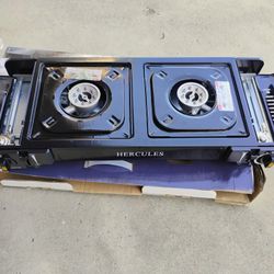 Hercules KE-112 2 Burner Butane Camping Stove