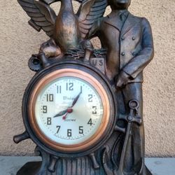 Windsor Electric Table Clock Americana 1930 National recovery act.. Stunning