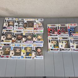 Funko Pops (Marvel, Star Wars, DC)