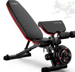 Weight Bench can include dumbbells & kettle bell