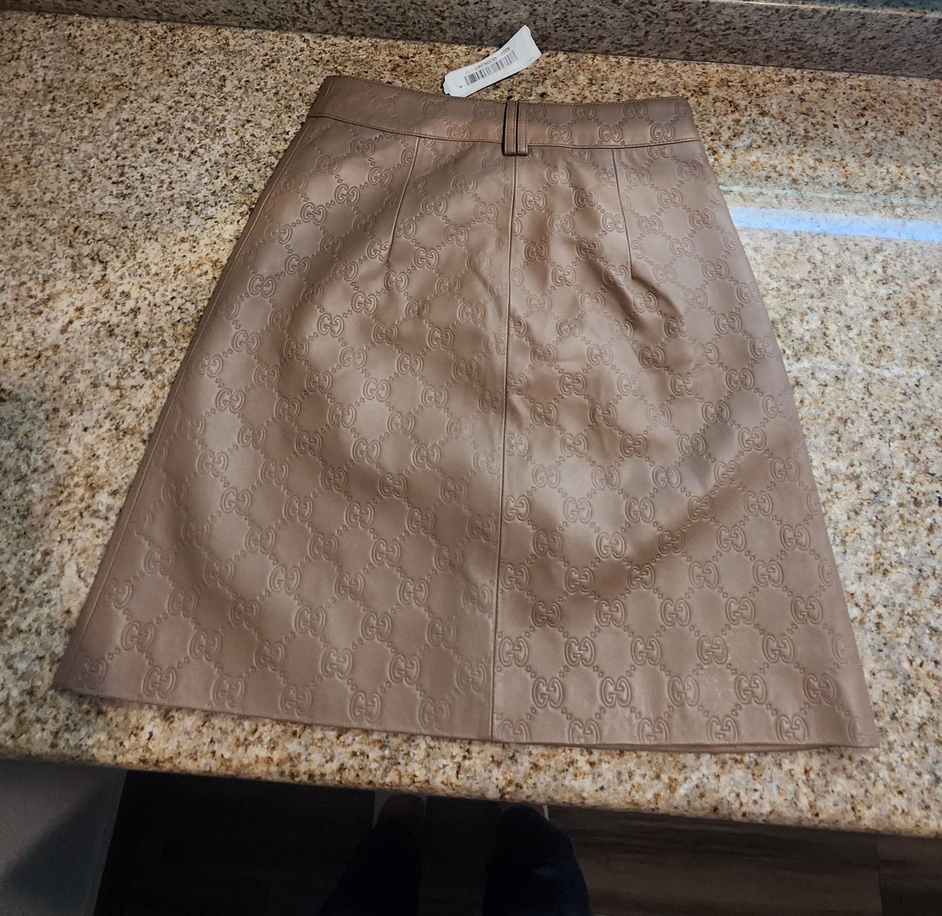 Gucci leather skirt
