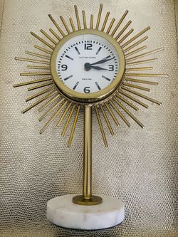 Vintage Mcm Victoria Clock