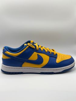 Nike Dunk Low ‘UCLA’ Blue and Yellow Sneakers Size 9.5 M
