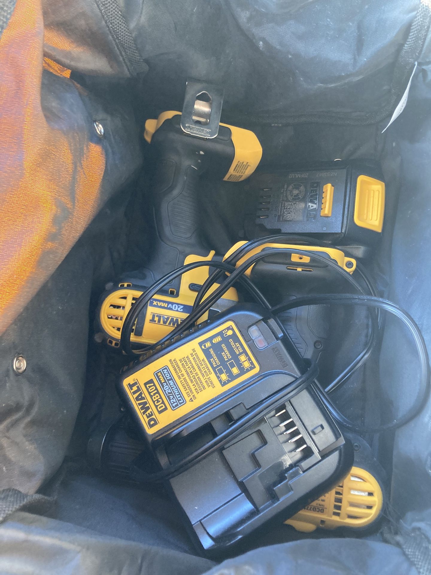 Brand new Set Of Dewalt Tools 20V