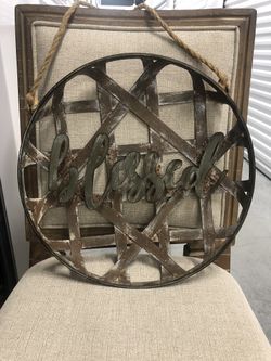 Farmhouse Chic Artwork Blessed