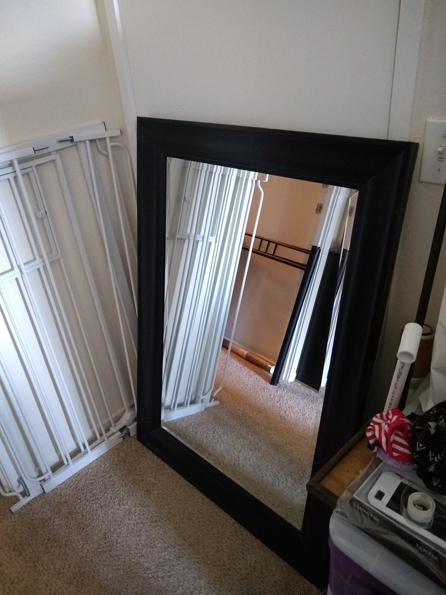 Large wall mirror