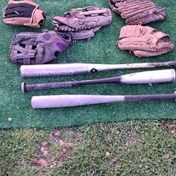 Guantes y bates