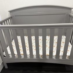 Nursery Furniture Set – Crib, Dresser with Changing Table & Bookshelf