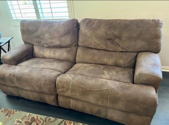 Suede Double Recliner