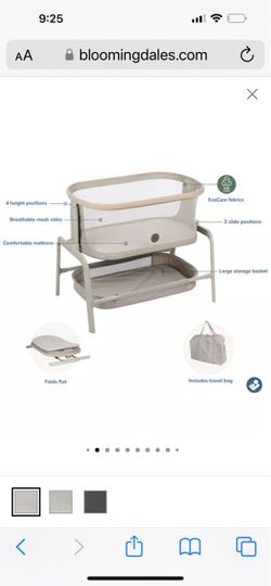 Baby Bedside Bassinet. Maxi Cosi