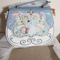 Danielle Nicole Disney Cinderella Prince Wedding Crossbody Bag Purse