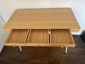 Wood IKEA Desk