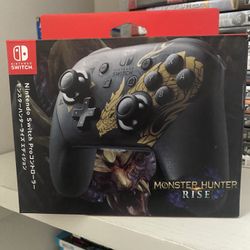 Official Monster Hunter Rise Nintendo Switch Pro Controller