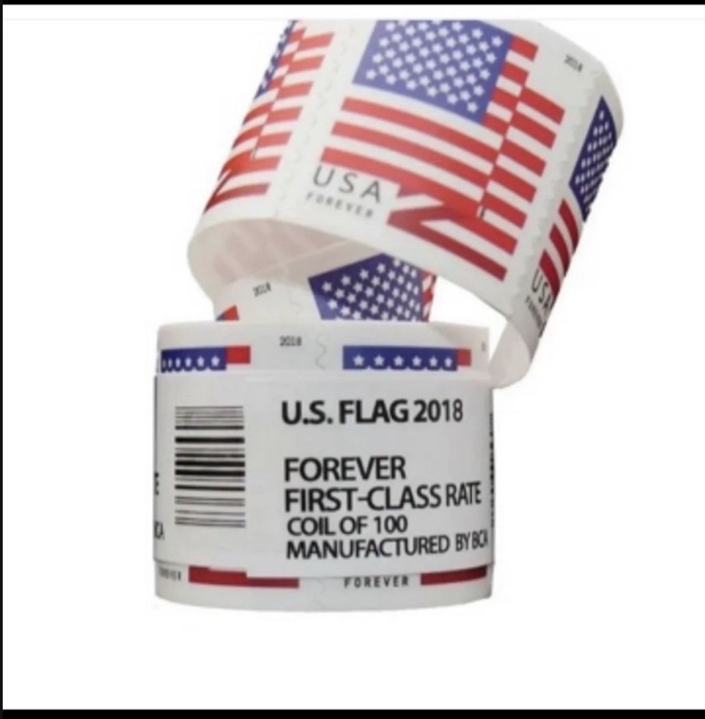 1 ROLL OF 100 USPS FOREVER POSTAGE STAMPS! 