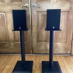 Yamaha NS-A75 speakers with stands