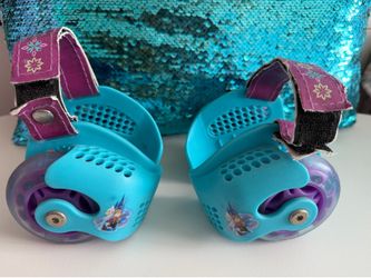 Disney Frozen 2-in-1 Training Skates - Elsa & Anna Roller Skates - Adjustable
