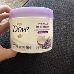 New, Never Used. Dove Whipped Body Cream Lavender & Coconut For All Skin Types 