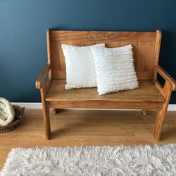 Nice Wooden Bench with Storage