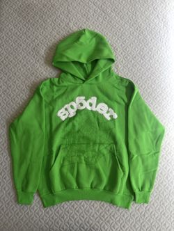 Sp5der Web Hoodie Slime Green