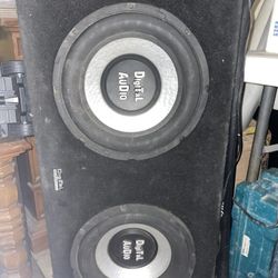 Digital Audio 2x12” Subs With Box