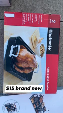 Chefmate Carbon Steel Roaster