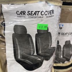 4 Beige Car Seat Covers
