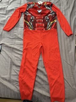 Marvel Iron Man Kids Halloween Costume Jumpsuit - Size S