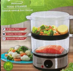 2 Tier Electric Food Steamer