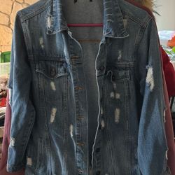 Women’s Long Denim Jacket
