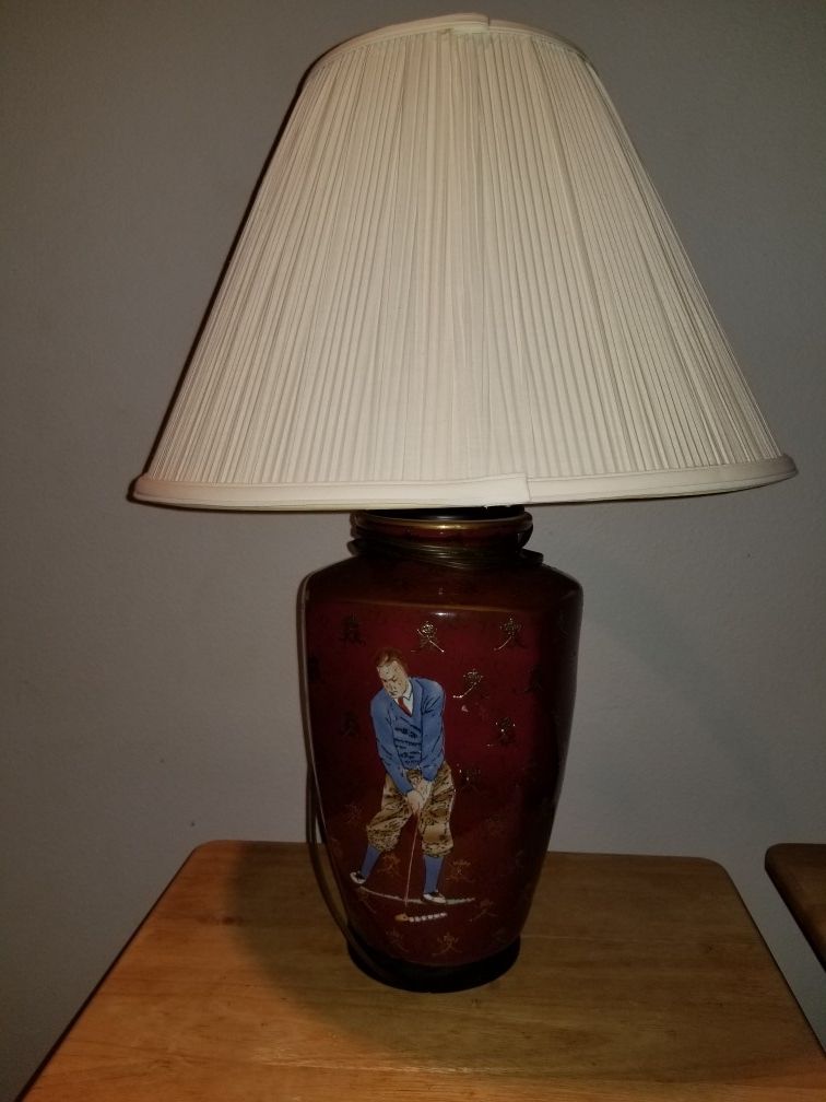 Golfer Lamp