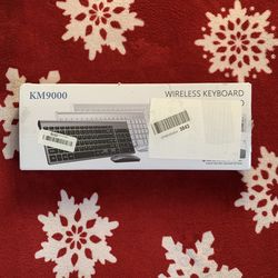 KM9000 Wireless Keyboard & Mouse Combo QWERTY