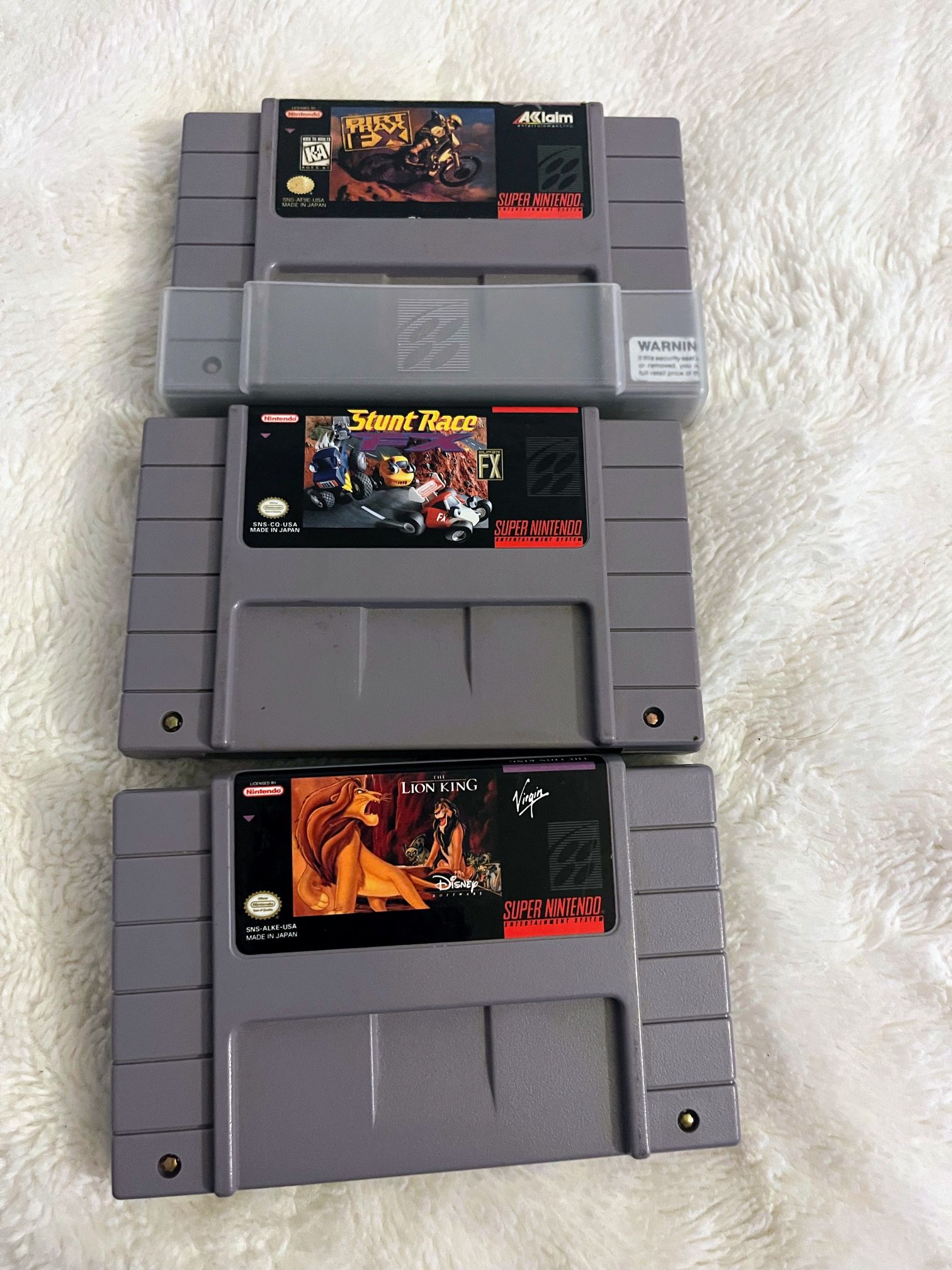 SNES games prices vary