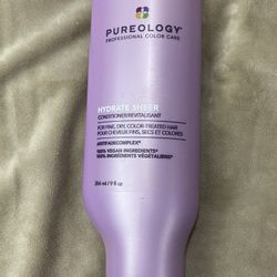 Pureology Hydrate Sheer Nourishing Conditioner - Lightweight Hydrating Conditioner For Fine or Dry Color-Treated Hair, Silicone-Free & Vegan