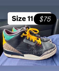 Jordan 3s size 11 animal
