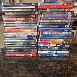 42 Children’s DVD’s Disney, Anime