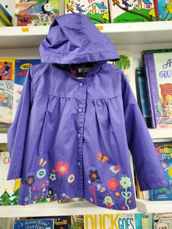 Girls Rain Jacket Size 4-5