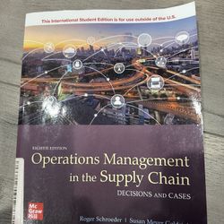 Operations Management In The Supply Chain Decisions And Cases