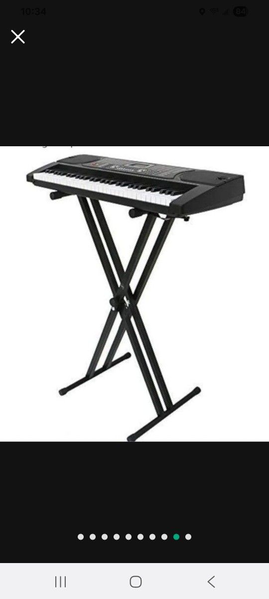 Alesis 88 Key Keyboard Piano with 480 Sounds, Speakers, USB MIDI, Sheet Music Tablet Rest, Power Adapter and Piano With Stand And Pedal