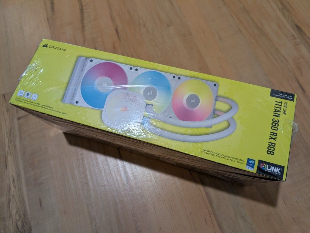 iCUE Link Titan 360 RX RGB Liquid CPU Cooler White (CW-(contact info removed)-WW)
