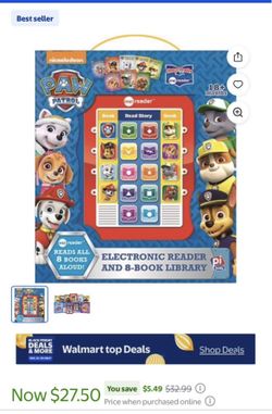 Paw patrol Electronic Reader 8 Books