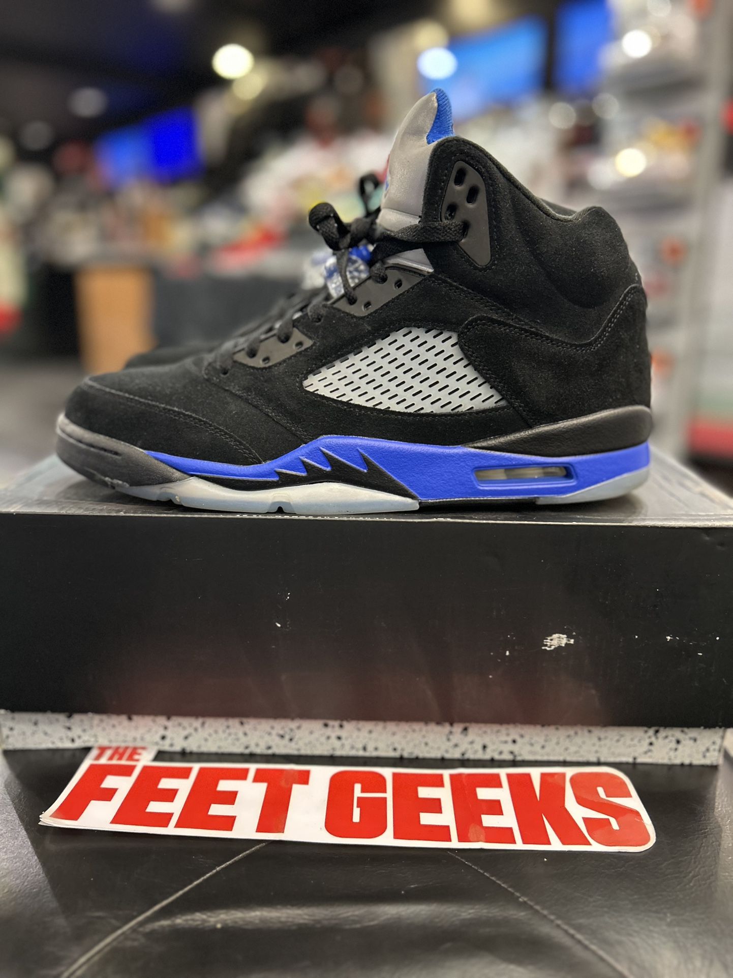 Nike Air Jordan 5 Retro Racer Blue Size 13 Men Shoes