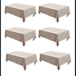 6 Table Cloth New $30